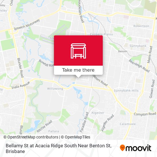 Mapa Bellamy St at Acacia Ridge South Near Benton St