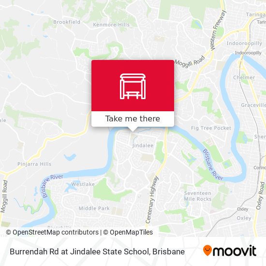 Burrendah Rd at Jindalee State School map