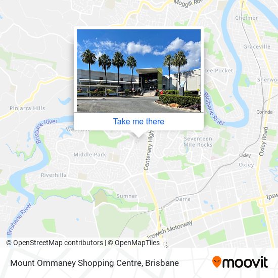 Mount Ommaney Shopping Centre map