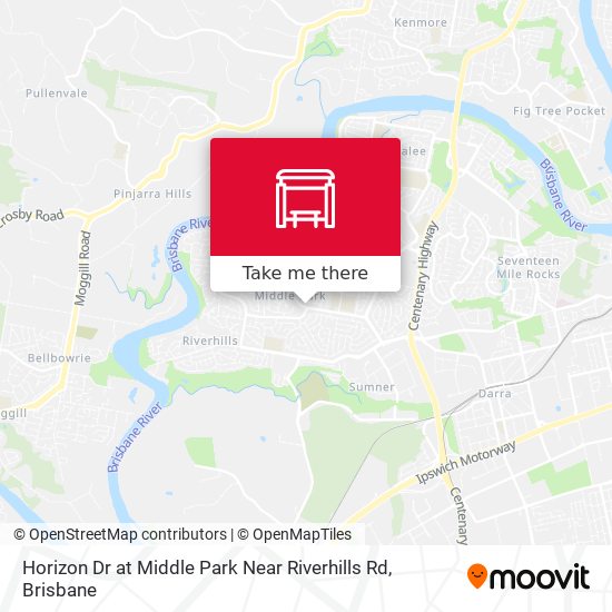 Horizon Dr at Middle Park Near Riverhills Rd map