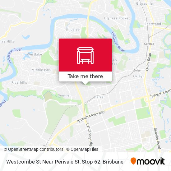 Westcombe St Near Perivale St, Stop 62 map
