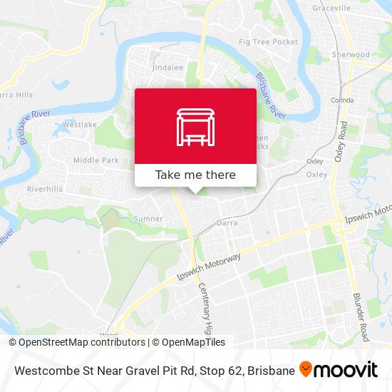 Westcombe St Near Gravel Pit Rd, Stop 62 map