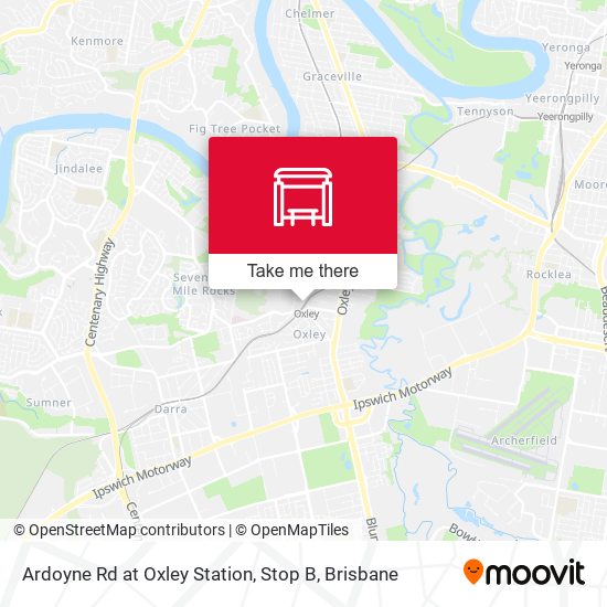 Mapa Ardoyne Rd at Oxley Station, Stop B