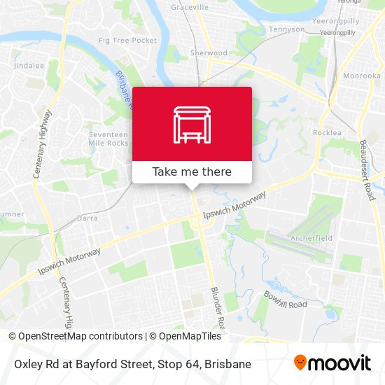 Oxley Rd at Bayford Street, Stop 64 map