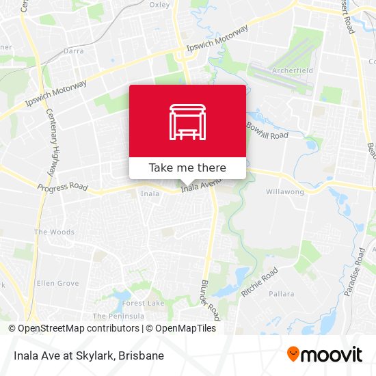 Inala Ave at Skylark map