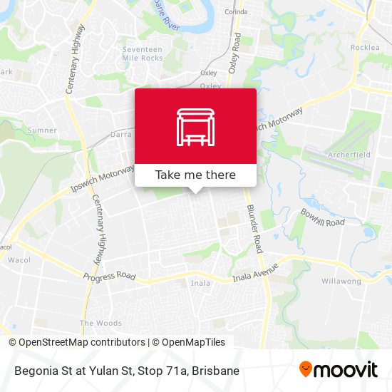 Begonia St at Yulan St, Stop 71a map