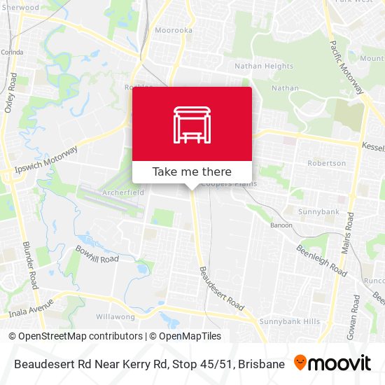 Beaudesert Rd Near Kerry Rd, Stop 45 / 51 map