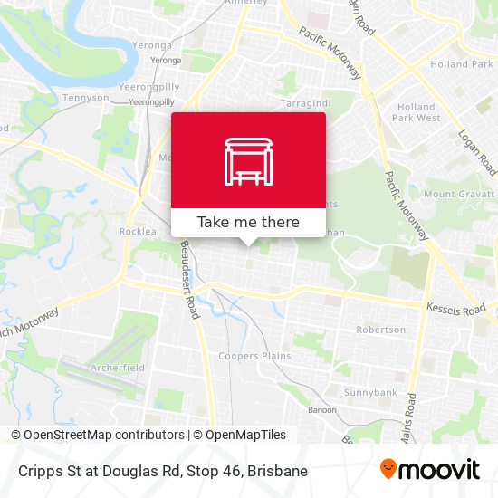 Cripps St at Douglas Rd, Stop 46 map