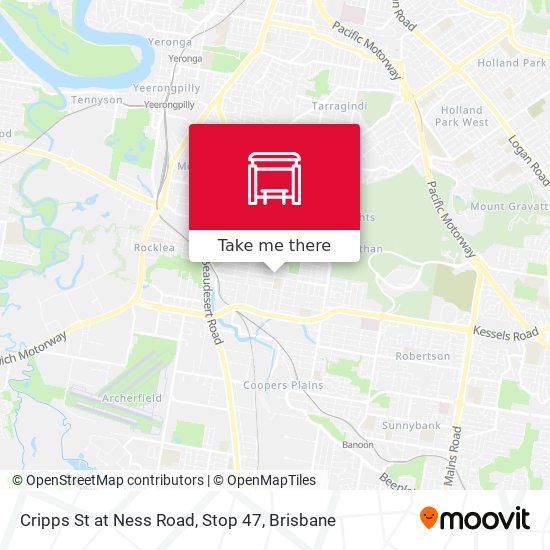 Cripps St at Ness Road, Stop 47 map