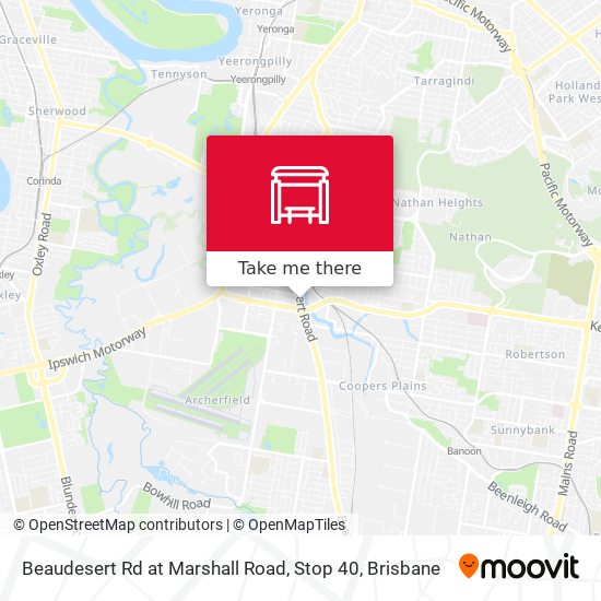 Beaudesert Rd at Marshall Road, Stop 40 map