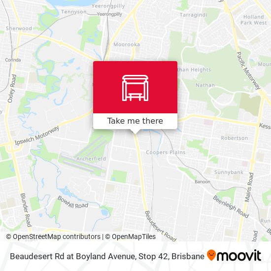 Beaudesert Rd at Boyland Avenue, Stop 42 map