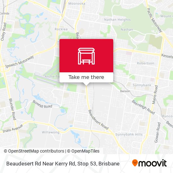 Beaudesert Rd Near Kerry Rd, Stop 53 map