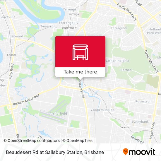 Beaudesert Rd at Salisbury Station map