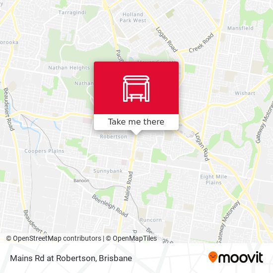 Mains Rd at Robertson map