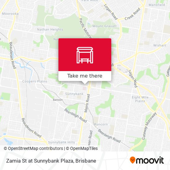 Mapa Zamia St at Sunnybank Plaza