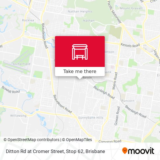 Ditton Rd at Cromer Street, Stop 62 map