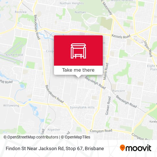 Findon St Near Jackson Rd, Stop 67 map