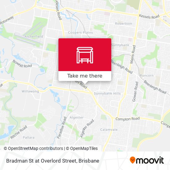 Bradman St at Overlord Street map