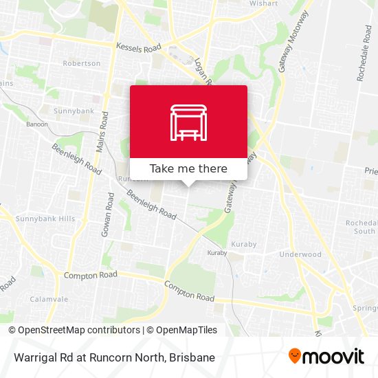 Warrigal Rd at Runcorn North map