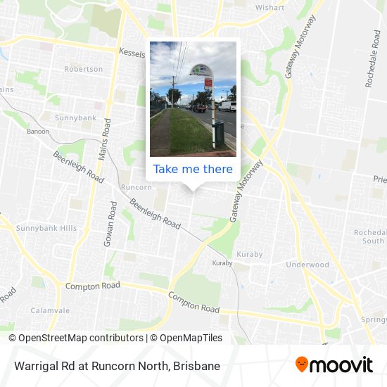 Warrigal Rd at Runcorn North map