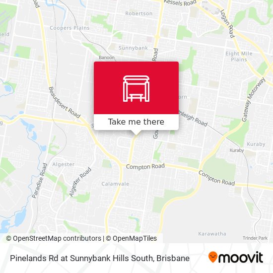 Pinelands Rd at Sunnybank Hills South map