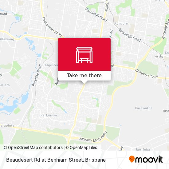 Beaudesert Rd at Benhiam Street map