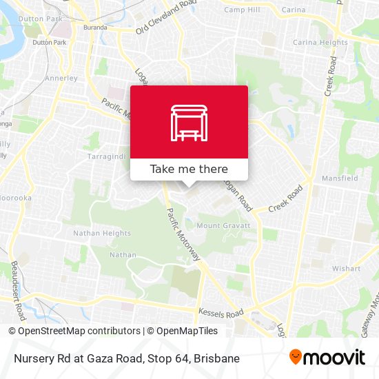 Nursery Rd at Gaza Road, Stop 64 map