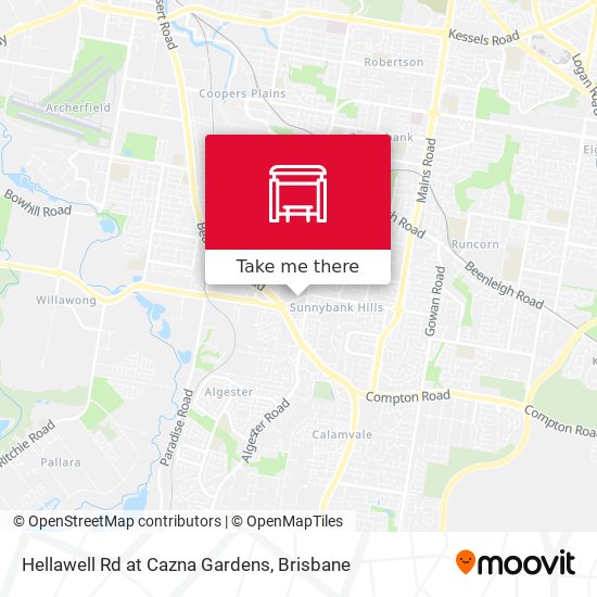 Hellawell Rd at Cazna Gardens map