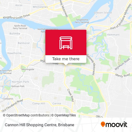 Cannon Hill Shopping Centre map
