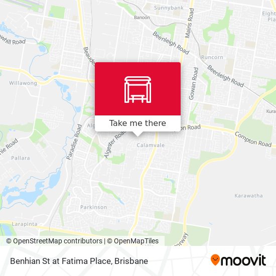 Benhian St at Fatima Place map