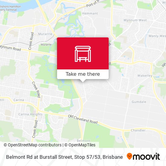 Belmont Rd at Burstall Street, Stop 57 / 53 map