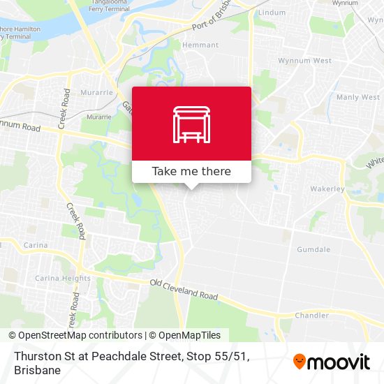 Thurston St at Peachdale Street, Stop 55 / 51 map