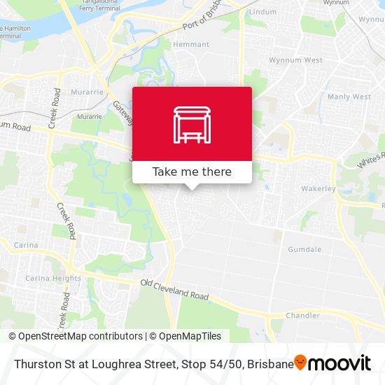 Thurston St at Loughrea Street, Stop 54 / 50 map