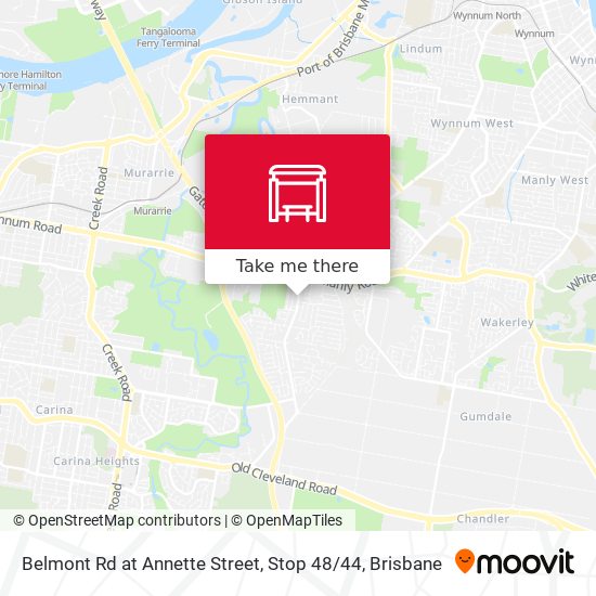 Belmont Rd at Annette Street, Stop 48 / 44 map