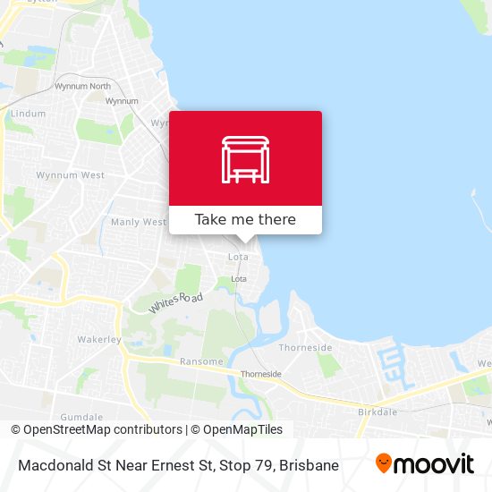 Macdonald St Near Ernest St, Stop 79 map