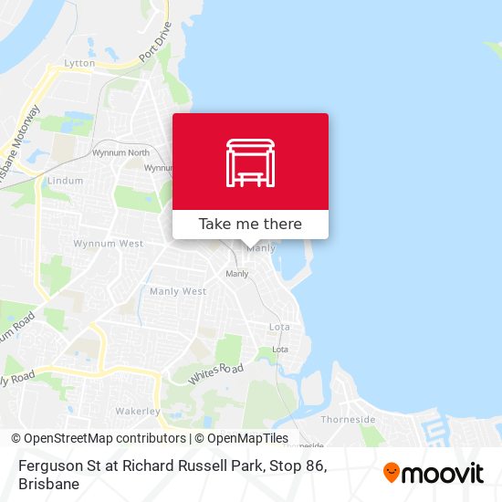 Ferguson St at Richard Russell Park, Stop 86 map