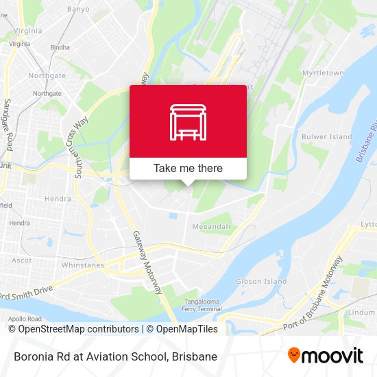 Boronia Rd at Aviation School map