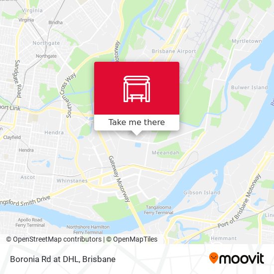 Boronia Rd at DHL map