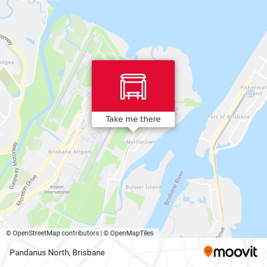 Pandanus North map