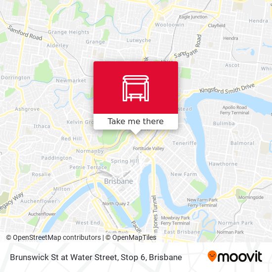 Brunswick St at Water Street, Stop 6 map