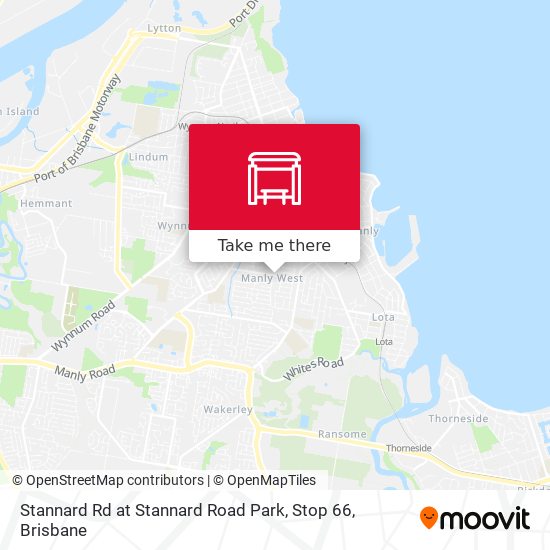 Stannard Rd at Stannard Road Park, Stop 66 map
