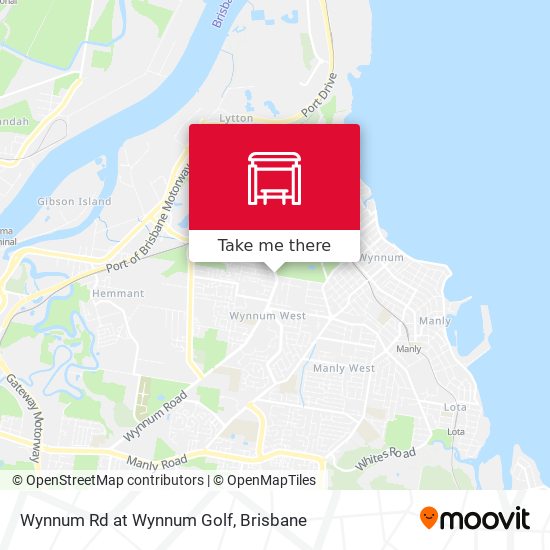 Wynnum Rd at Wynnum Golf map