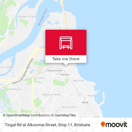 Tingal Rd at Alkoomie Street, Stop 11 map