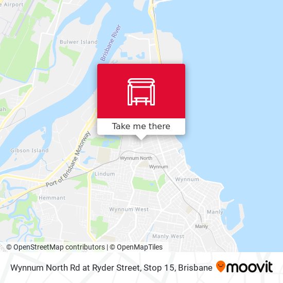 Wynnum North Rd at Ryder Street, Stop 15 map