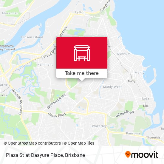 Plaza St at Dasyure Place map