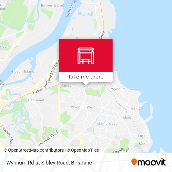 Wynnum Rd at Sibley Road map