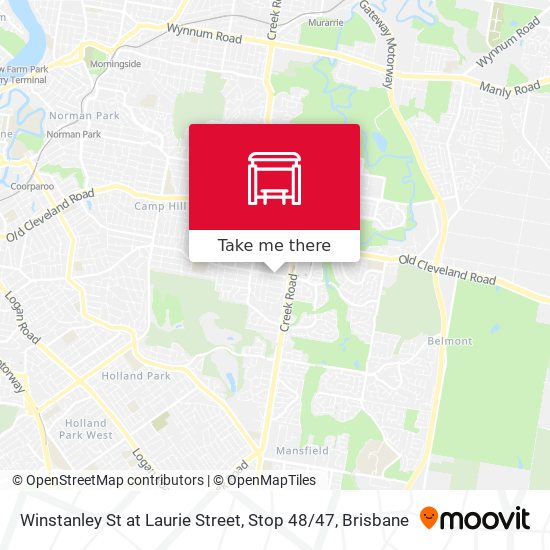 Winstanley St at Laurie Street, Stop 48 / 47 map