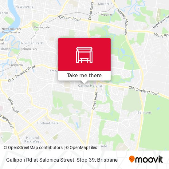 Gallipoli Rd at Salonica Street, Stop 39 map