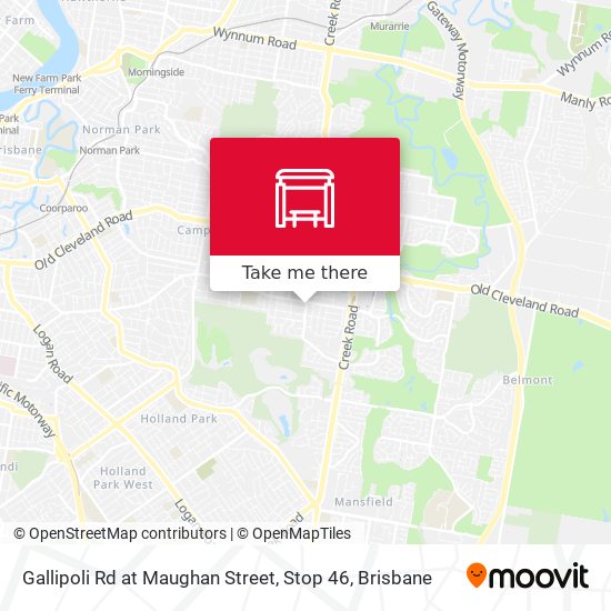 Gallipoli Rd at Maughan Street, Stop 46 map
