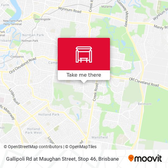 Gallipoli Rd at Maughan Street, Stop 46 map